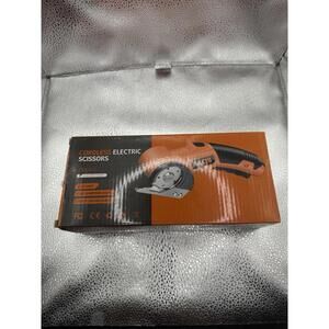 LKCTB Cordless Electric Scissors with LED Light 2600mAh Rechargeable Scissors